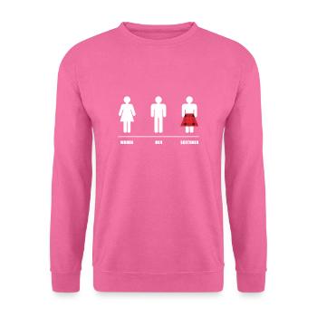 Femme Homme T-shirt Scotsman Scotsman Ecosse - Sweat-shirt Unisexe - rose - Devant