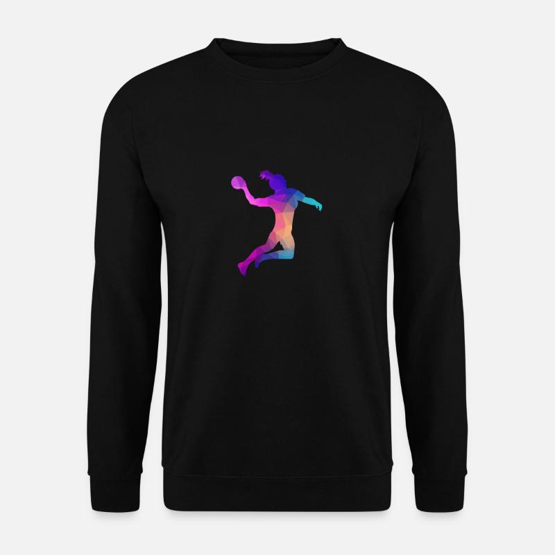 Handball Spieler Coach Mannschaft Team Handballer - Unisex Pullover - Schwarz