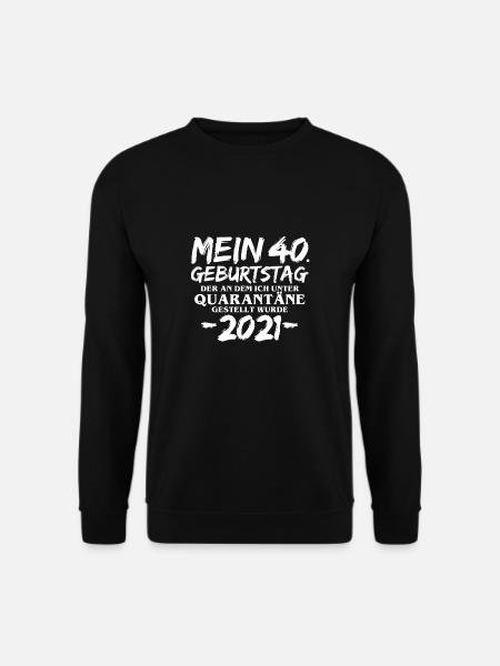 Mein 40. Geburtstag Der An Dem Ich Unter ... 1981 - Unisex Pullover - Schwarz
