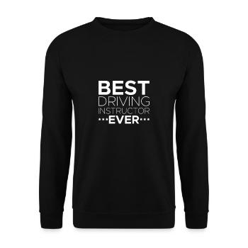 Best Driving Instructor Ever Driving Instructor - Unisex Sweatshirt - black - Front - Alina (178cm) & Michal (187cm)