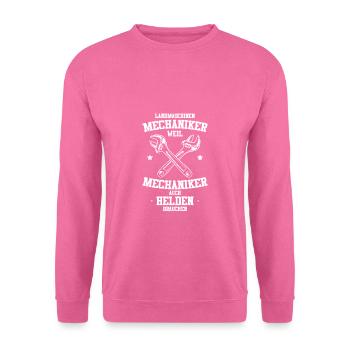 Landmaschinen Mechaniker Weil Mechaniker .. - Unisex Pullover - Pink - Vorne