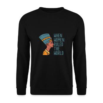 When Women Ruled The World Égypte - Sweat-shirt Unisexe - noir - Devant - Alina (178cm) & Michal (187cm)