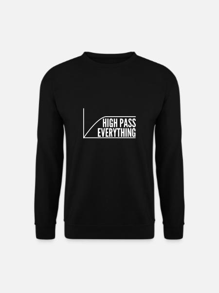High Pass Everything Tontechniker Mischen Shirt - Unisex Pullover - Schwarz