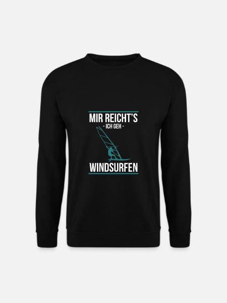 Mir Reicht´s Ich Geh Windsurfen Geschenk - Unisex Pullover - Schwarz