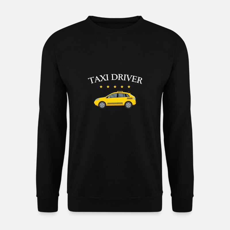 Taxi Driver Taxi Fahrer Geschenk - Unisex Pullover - Schwarz