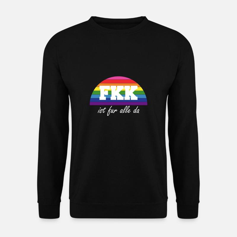 FKK Ist Für Alle Da LGBT Geschenk - Unisex Pullover - Schwarz
