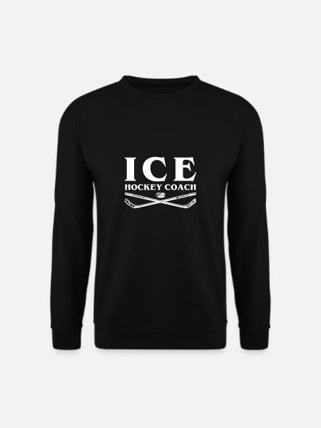 Ice Hockey Coach Eishockey Trainer - Unisex Pullover - Schwarz