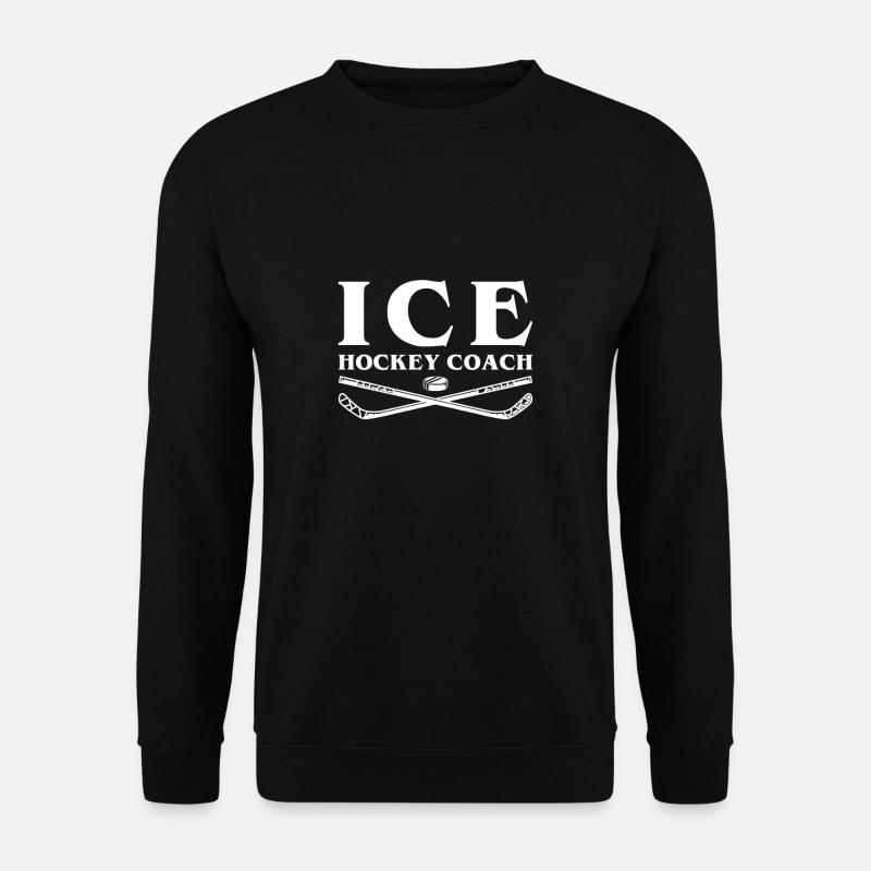 Ice Hockey Coach Eishockey Trainer - Unisex Pullover - Schwarz