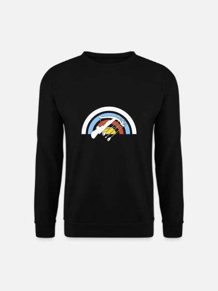 Crossbow Sagittarius Gift - Unisex Sweatshirt - black