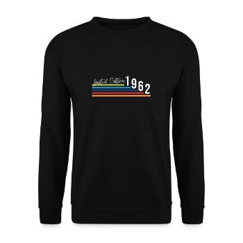 Édition limitée 1962 60th Birthday Gift - Sweat-shirt Unisexe - noir - Devant - Alina (178cm) & Michal (187cm)