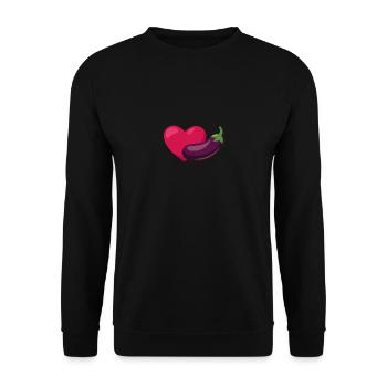 LGBT Groom Groom Groom Gay Marriage - Unisex Sweatshirt - black - Front - Alina (178cm) & Michal (187cm)