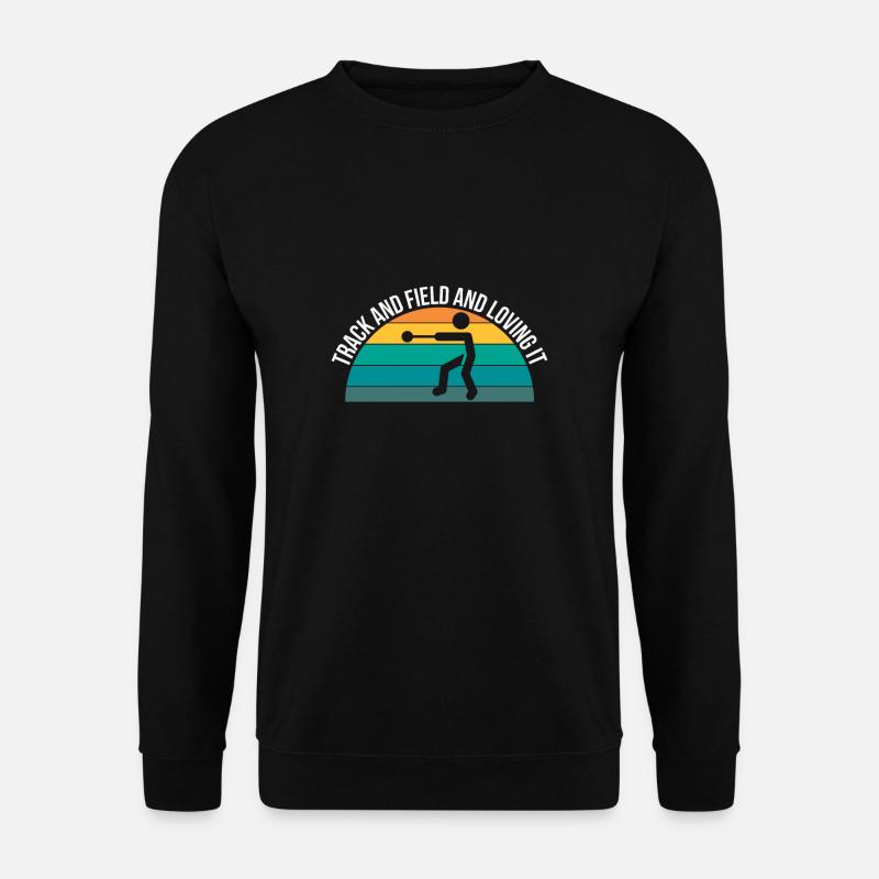 Track And Field Hammerwerfer Shirt Geschenk - Unisex Pullover - Schwarz