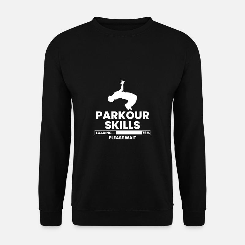 Parkour Skills Loading Shirt Geschenk - Unisex Pullover - Schwarz