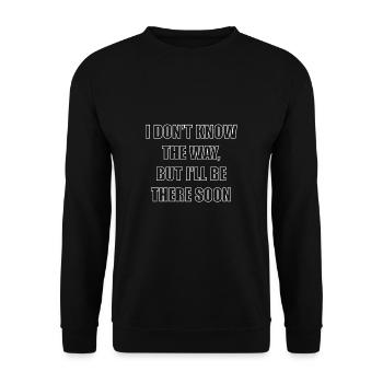 Parkour Spruch Geschenk Shirt - Unisex Pullover - Schwarz - Vorne - Alina (178cm) & Michal (187cm)