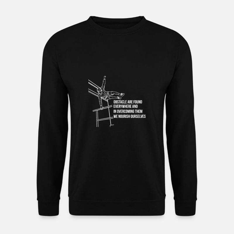 Parkour Shirt Saying Gift - Unisex Sweatshirt - black