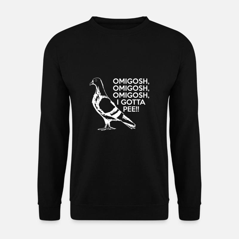 Pigeon Shirt Geschenk - Unisex Pullover - Schwarz