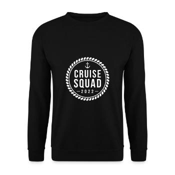 Cruise Squad 2022 Cruise Shirt Cadeau - Sweat-shirt Unisexe - noir - Devant - Alina (178cm) & Michal (187cm)
