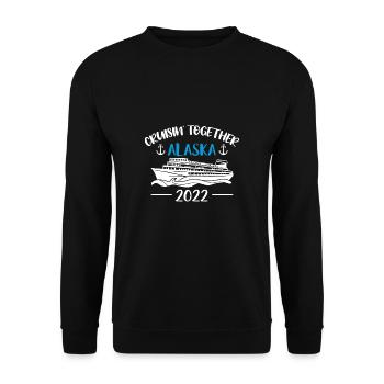 Cruising Together Alaska Shirt Cadeau - Sweat-shirt Unisexe - noir - Devant - Alina (178cm) & Michal (187cm)