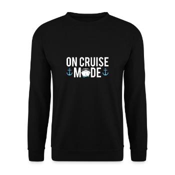 Sur Cruise Mode Chemise Cadeau Croisière - Sweat-shirt Unisexe - noir - Devant - Alina (178cm) & Michal (187cm)