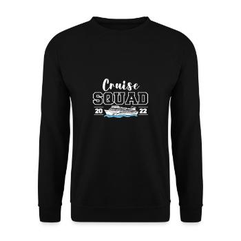 Cruise Squad 2022 Cruise Shirt Cadeau - Sweat-shirt Unisexe - noir - Devant - Alina (178cm) & Michal (187cm)
