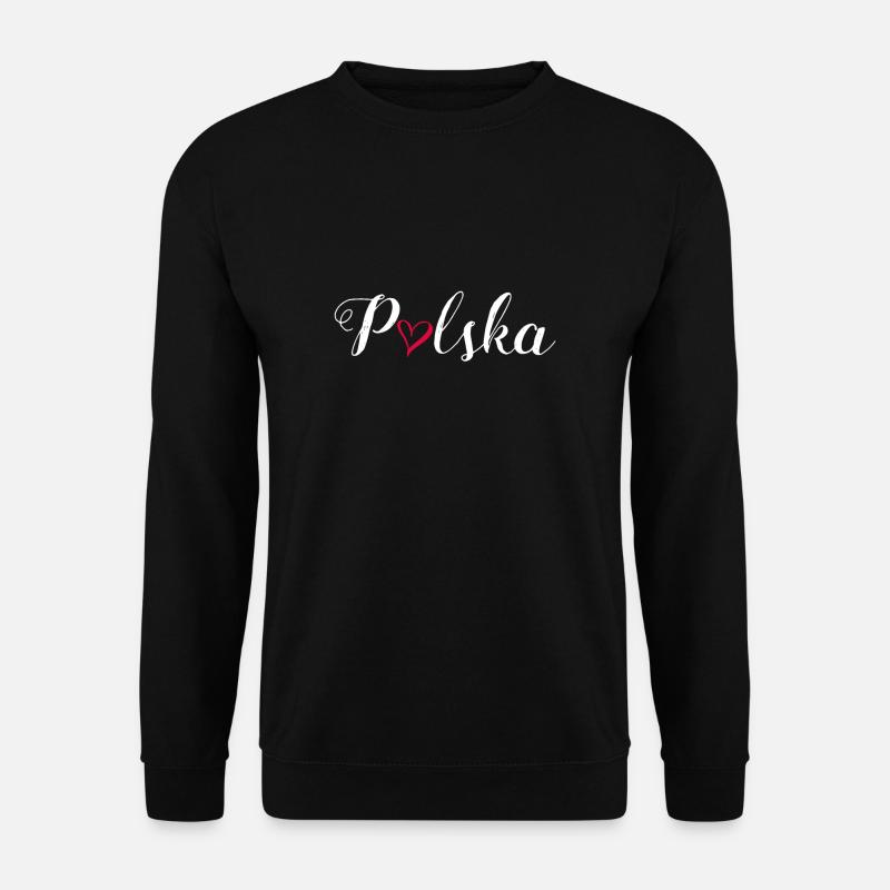 Polska Shirt Gift Pole - Unisex Sweatshirt - black