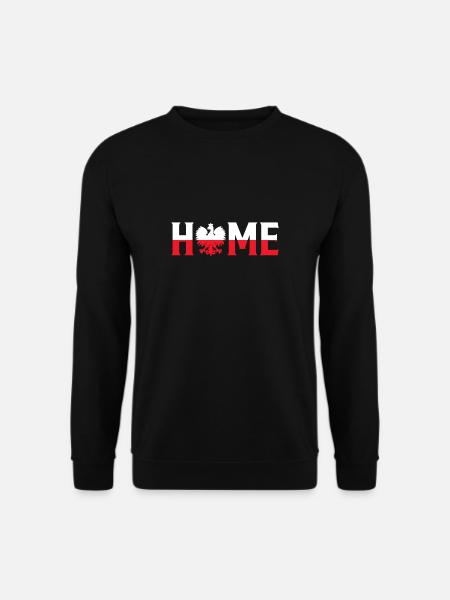 Home Polen Pole Shirt Geschenk - Unisex Pullover - Schwarz