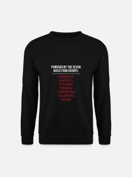Pole Polen Sprüche Shirt Geschenk - Unisex Pullover - Schwarz