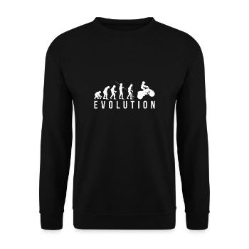Evolution Quad Driver Shirt Gift - Unisex Sweatshirt - black - Front - Alina (178cm) & Michal (187cm)