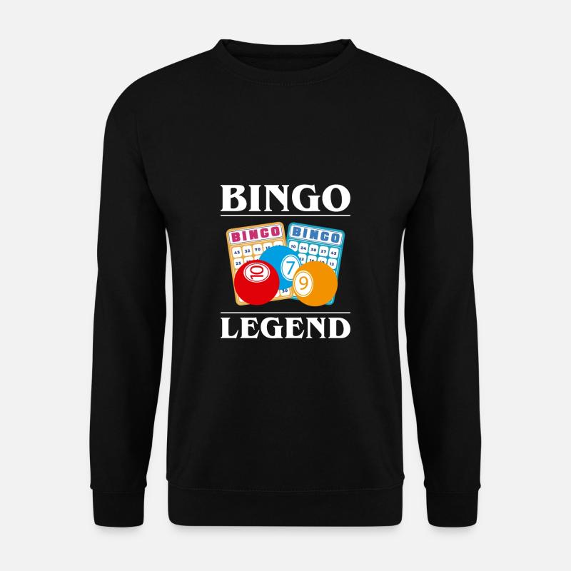 Bingo Legend Shirt Gift - Unisex Sweatshirt - black