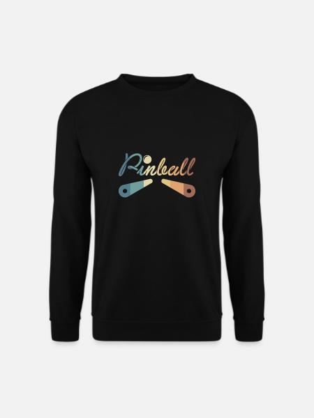 Vintage Retro Pinball Pinball Machine Cadeau - Sweat-shirt Unisexe - noir