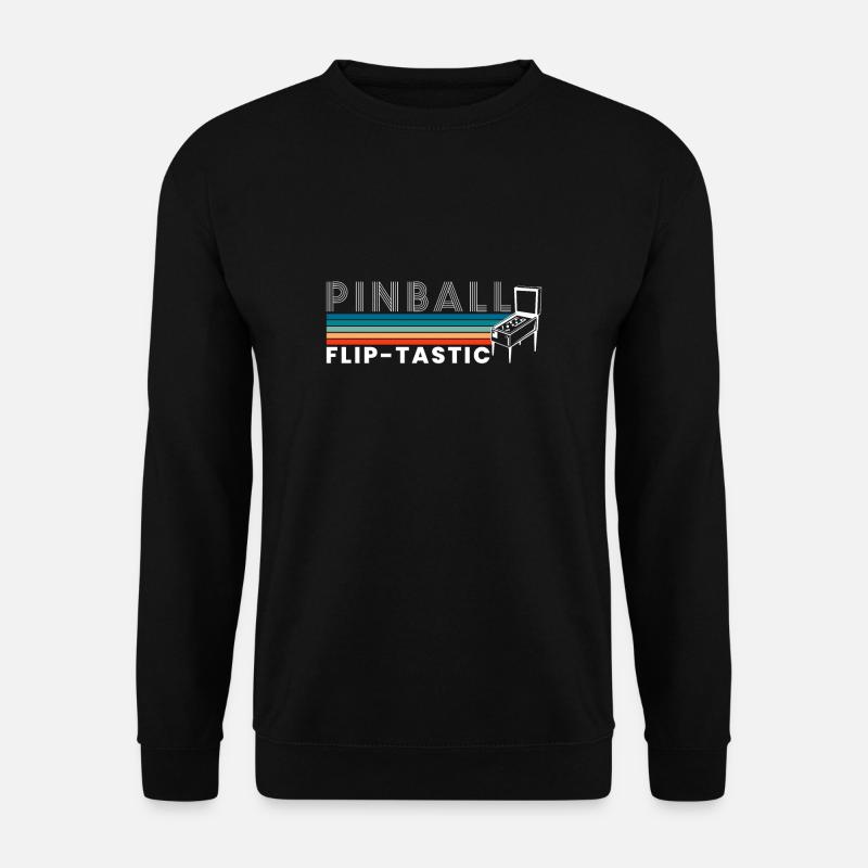 Pinball Flip-Tastic Pinball Machine - Unisex Sweatshirt - black
