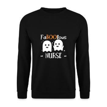 FaBOOlous Nurse Nurse T-Shirt Cadeau - Sweat-shirt Unisexe - noir - Devant - Alina (178cm) & Michal (187cm)