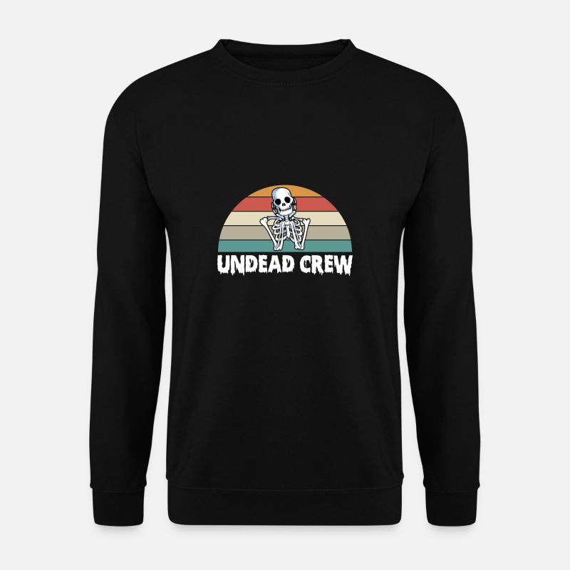 Undead Crew Halloween Skeleton - Sweat-shirt Unisexe - noir