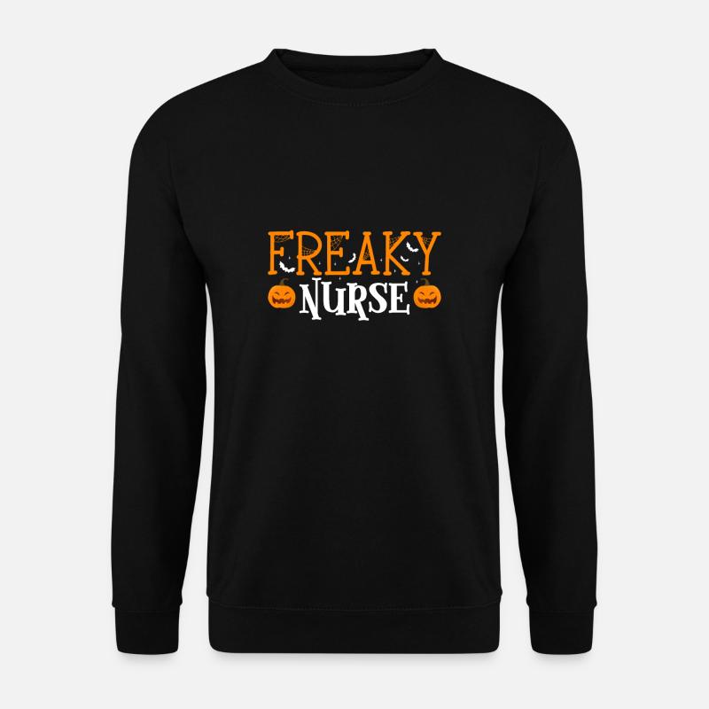 Freaky Nurse Krankenschwester Shirt Geschenk - Unisex Pullover - Schwarz