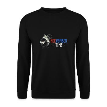 Roevember Time Shirt Cadeau - Sweat-shirt Unisexe - noir - Devant - Alina (178cm) & Michal (187cm)