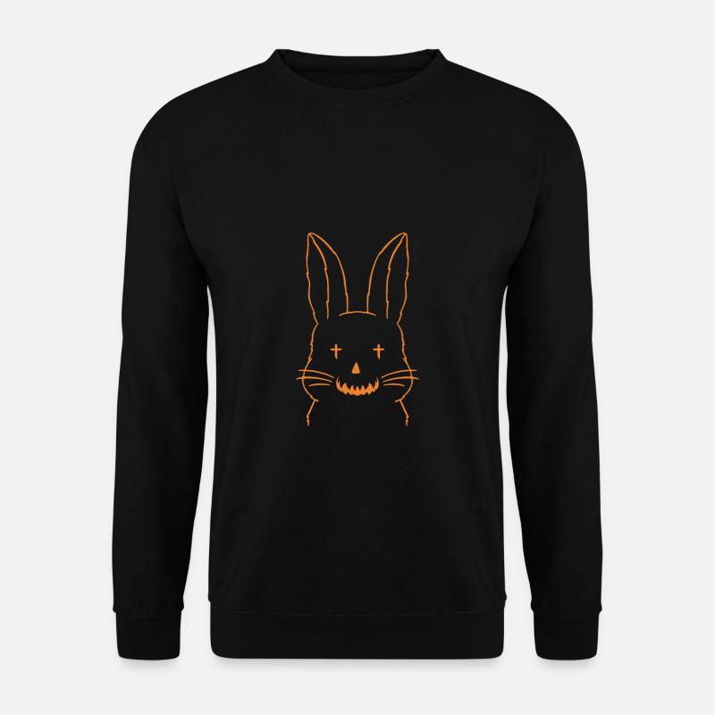 Hase Halloween Shirt Geschenk - Unisex Pullover - Schwarz