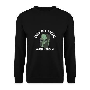 C’est mon cadeau de chemise de costume extraterrestre - Sweat-shirt Unisexe - noir - Devant - Alina (178cm) & Michal (187cm)