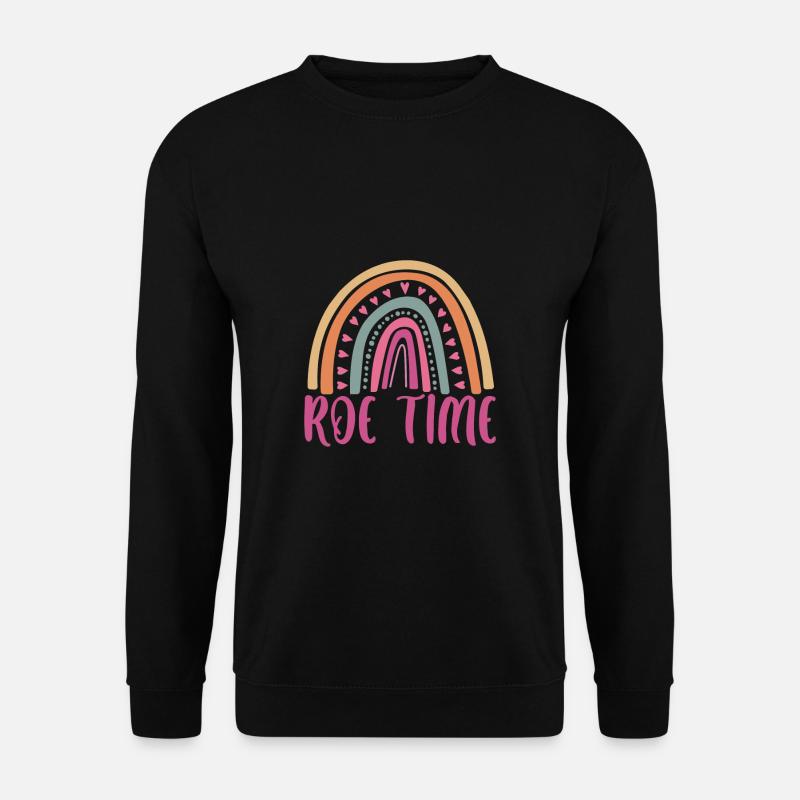Roe Time Shirt Geschenk Roevember - Unisex Pullover - Schwarz