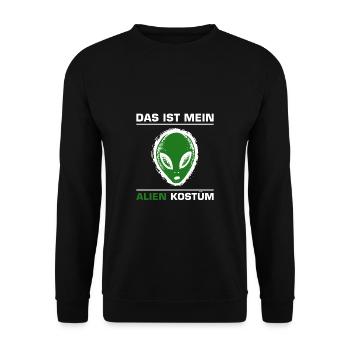 C’est mon cadeau de chemise de costume extraterrestre - Sweat-shirt Unisexe - noir - Devant - Alina (178cm) & Michal (187cm)