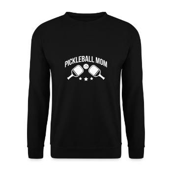Pickleball Maman Maman Fête des Mères Maman Chemise - Sweat-shirt Unisexe - noir - Devant - Alina (178cm) & Michal (187cm)