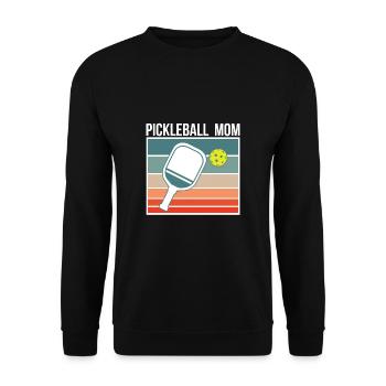 Pickleball Maman Maman Fête des Mères Maman Chemise - Sweat-shirt Unisexe - noir - Devant - Alina (178cm) & Michal (187cm)