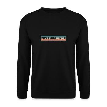 Pickleball Maman Maman Fête des Mères Maman Chemise - Sweat-shirt Unisexe - noir - Devant - Alina (178cm) & Michal (187cm)