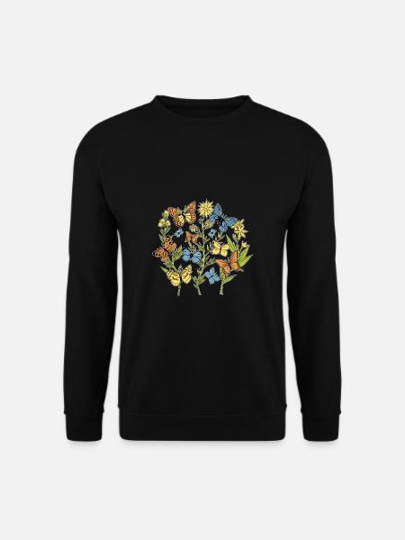 Blumen Gewürze Floristik Shirt - Unisex Pullover - Schwarz