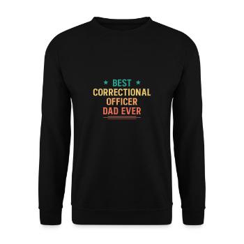 Meilleure chemise d’agent correctionnel de tous les temps - Sweat-shirt Unisexe - noir - Devant - Alina (178cm) & Michal (187cm)