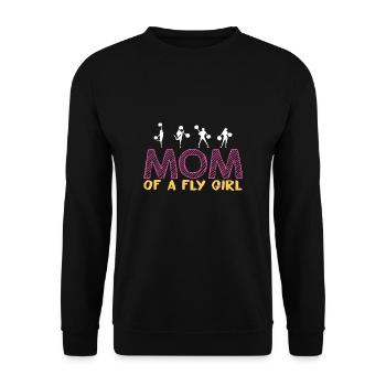 Maman d’une mouche Fille Chemise Cadeau - Sweat-shirt Unisexe - noir - Devant - Alina (178cm) & Michal (187cm)