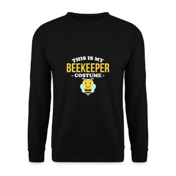 Ceci est mon cadeau de chemise de costume d’apiculteur - Sweat-shirt Unisexe - noir - Devant - Alina (178cm) & Michal (187cm)