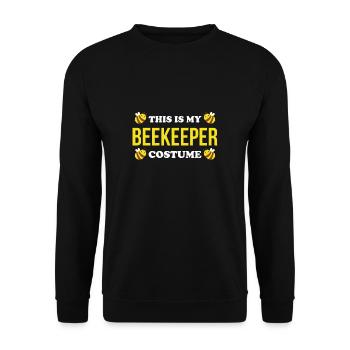 Ceci est mon cadeau de chemise de costume d’apiculteur - Sweat-shirt Unisexe - noir - Devant - Alina (178cm) & Michal (187cm)
