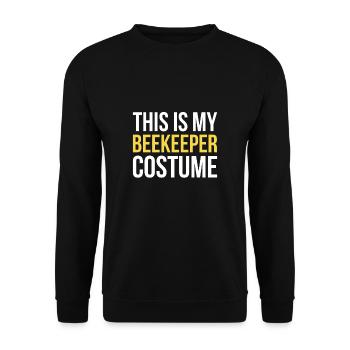 This Is My Beekeeper Costume Shirt Gift - Unisex Sweatshirt - black - Front - Alina (178cm) & Michal (187cm)
