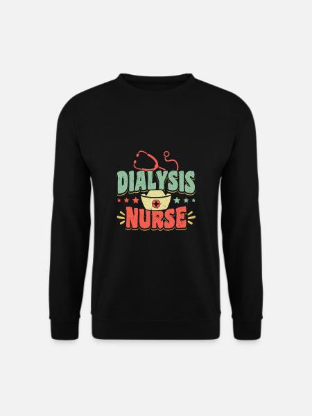 Dialysis Nurse Nurse Kidneys - Unisex Sweatshirt - black