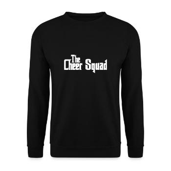 The Cheer Squad Shirt Gift Cheerleader - Unisex Sweatshirt - black - Front - Alina (178cm) & Michal (187cm)